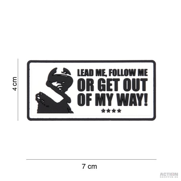 Patch - 3D PVC Lead me, follow me wit