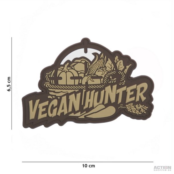 Patch - 3D PVC Vegan Hunter coyote