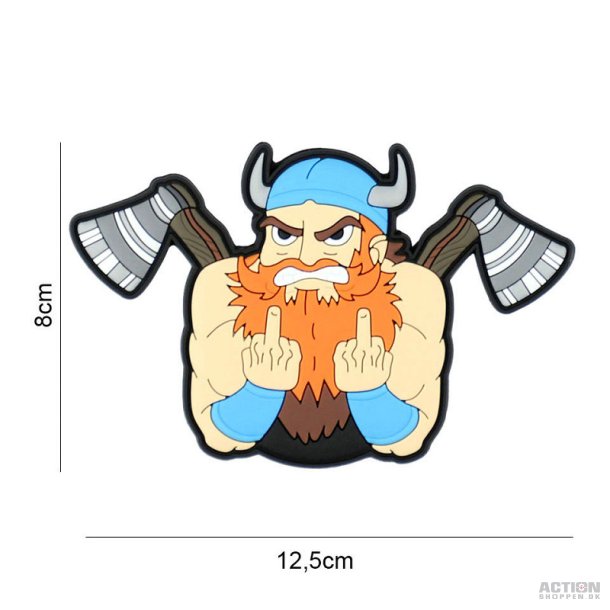 Patch - 3D PVC Angry Viking