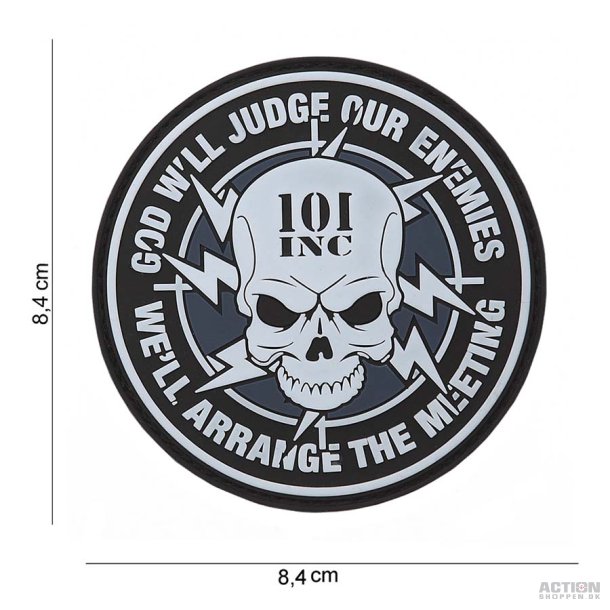 Patch - 3D PVC God will judge our enemies