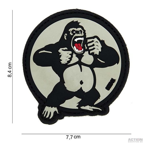 Patch - 3D PVC King Kong white
