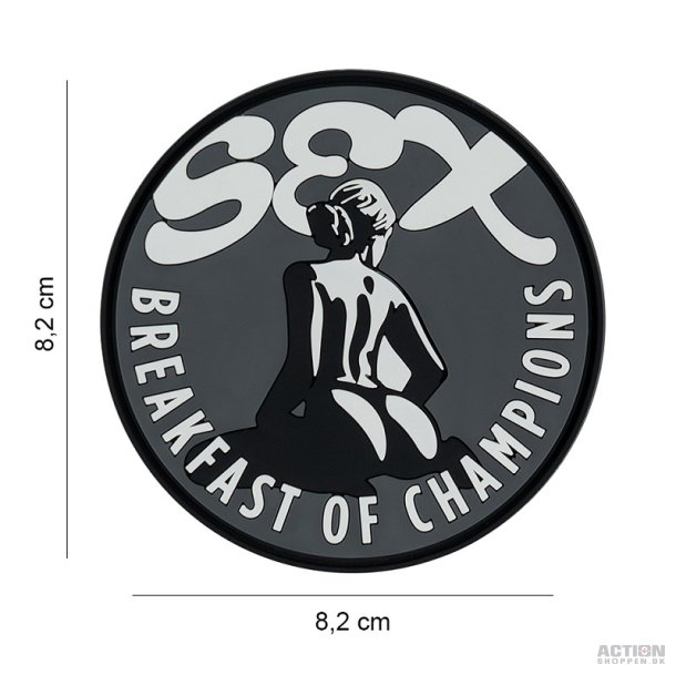 Patch - 3D PVC Sex-breakfast of champions