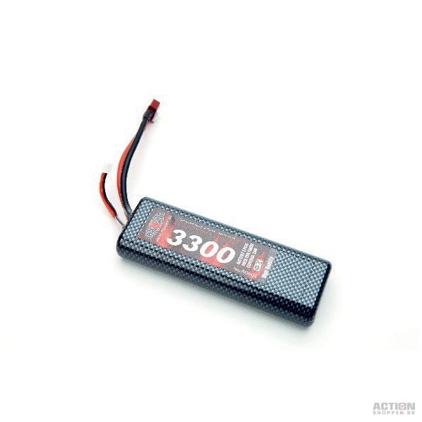 LI-OP 7,4V 3300mAh, 35C, Batteripakke, Batteri