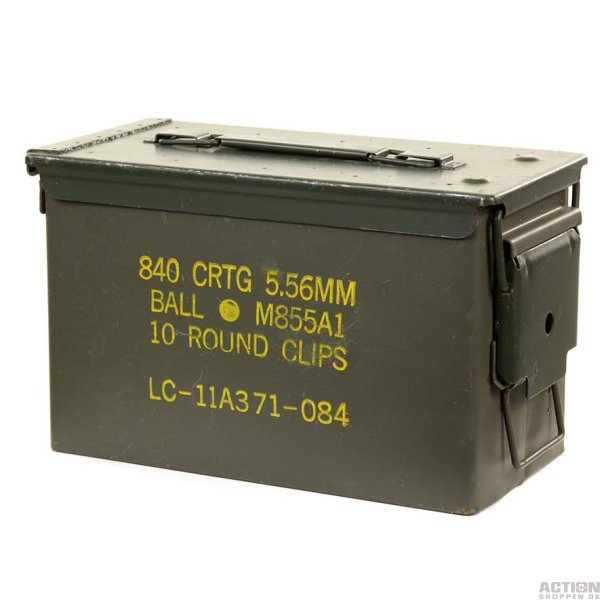 Ammu metal Box Cal.5,56 (Brugt)
