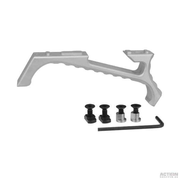 JJ airsoft VP23 Tactical Angled Grip, M-LOK & keymod, Slv