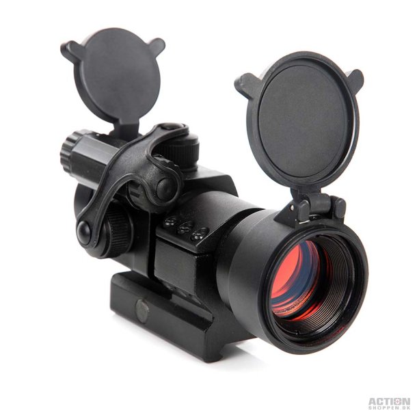 Redd  Dot M2 4x rd/Grn, 30 mm, m. flip up cover, Sort