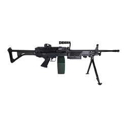 Cybergun - FN 249 MK1, Mosfet, Sort