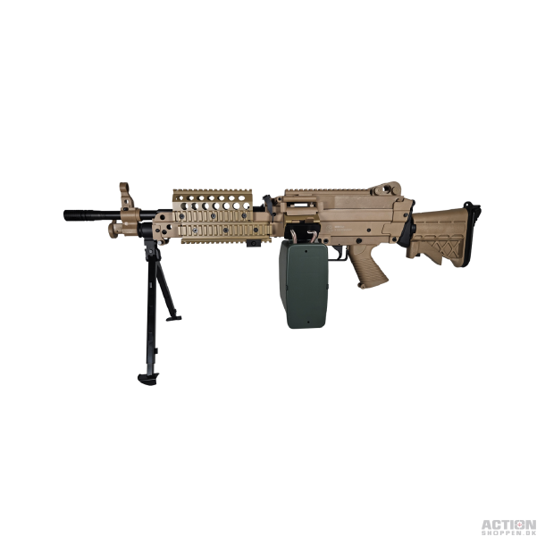 Cybergun - FN MK46, Mosfet, Tan