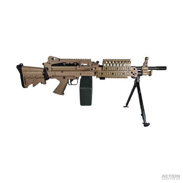 Cybergun - FN MK46, Mosfet, Tan