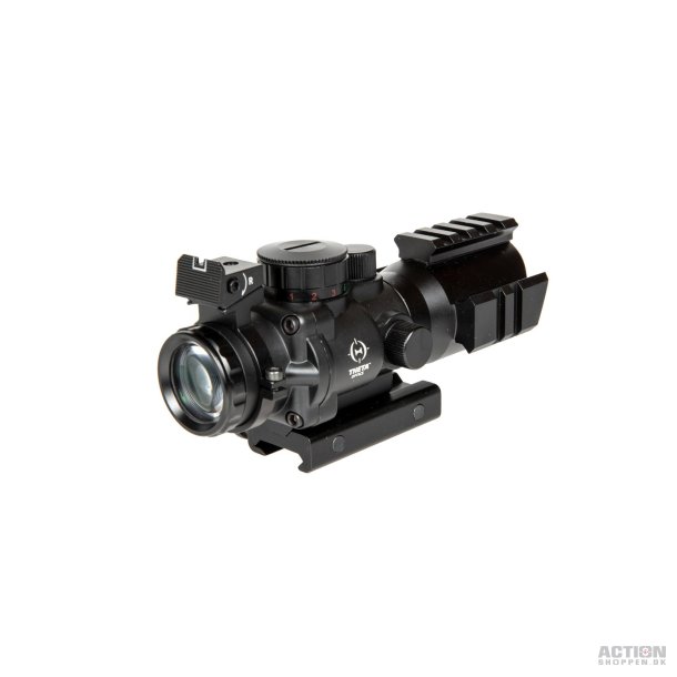 Kikkertsigte 4x32 rd/grn oplyst kryds 