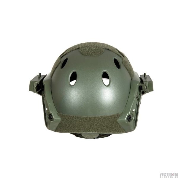 PJ Piloteer fast II hjelm med mask, Oliven