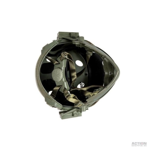 PJ Piloteer fast II hjelm med mask, Oliven