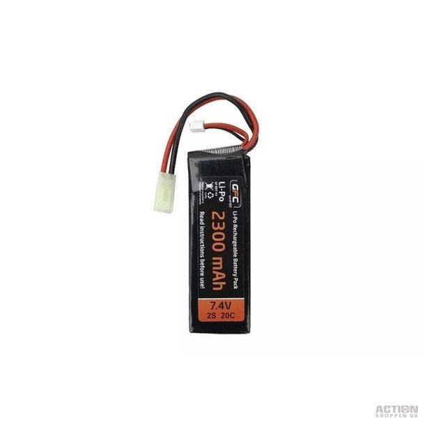 Li-Po 7,4V 2300mAh, 20C, Batteri