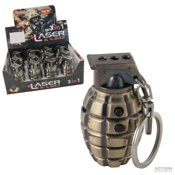 Nglering Hndgranat med lys &amp; laser