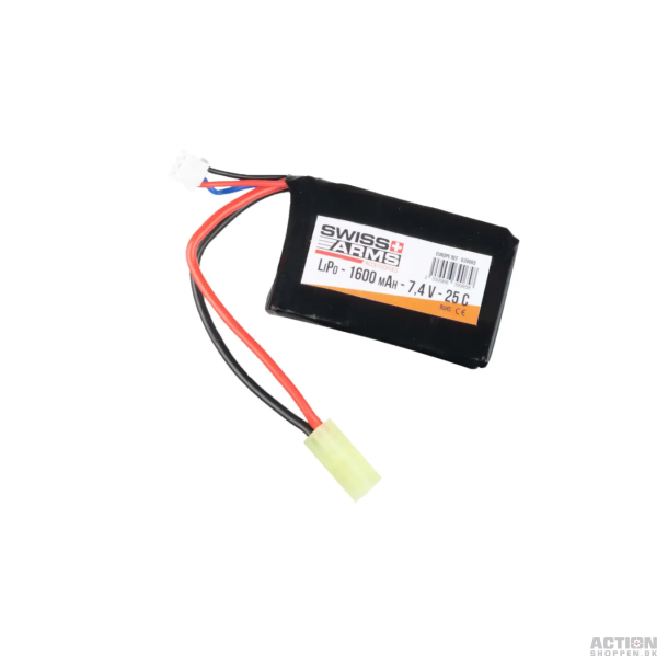 Li-Po 7,4V 1600mAh, 25C, Batteri