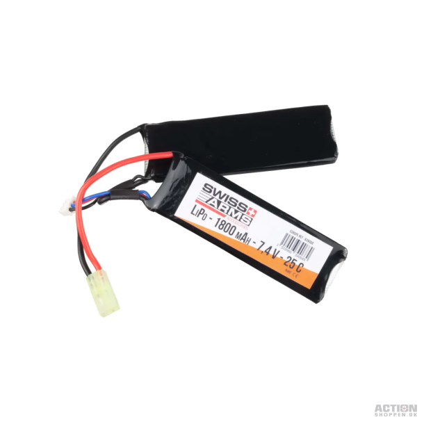 Li-Po 7,4V 1800mAh, 25C, Batteri