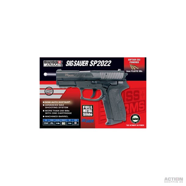 Cybergun - Sig Sauer SP2022, Med metal slde, GNB - Co2