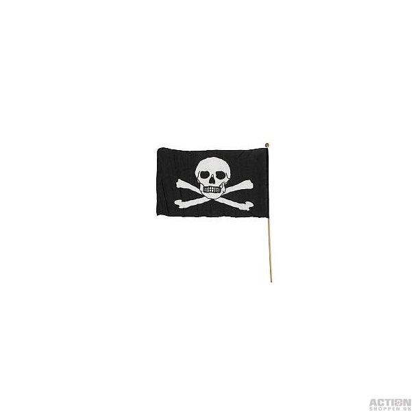 Piratflag p pind  28,5 x 46 cm.