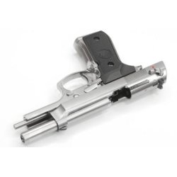 WE - M92 V2, Full Metal, Chrome, GBB - Co2