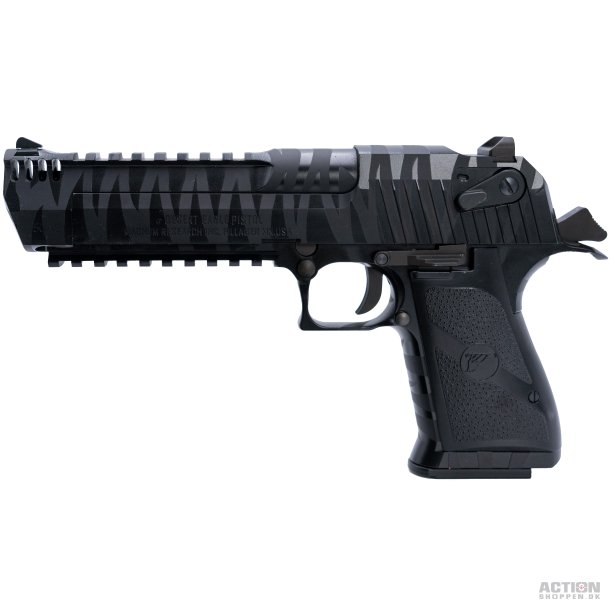 Cybergun - Desert Eagle L6 Tiger Stripes, Sort, GBB - Gas