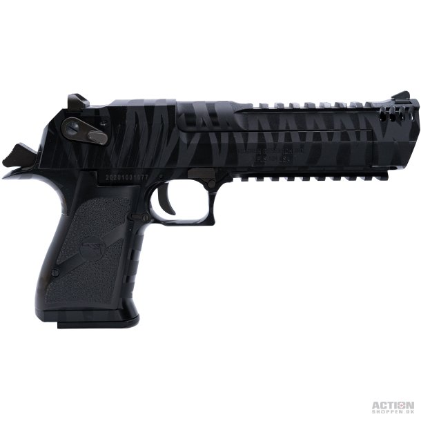 Cybergun - Desert Eagle L6 Tiger Stripes, Sort, GBB - Gas