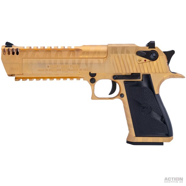 Cybergun - Desert Eagle L6 Tiger Stripes, guld, GBB - Gas