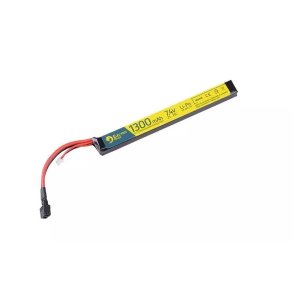 Li-Po 7,4V 1300mAh, 25C, stang, Batteri
