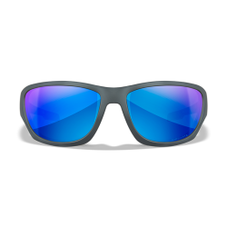 Wiley X - WX BREACH, Glas CAPTIVATE Polaroid Bl Spejl. / Stel Mat Gr