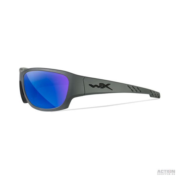 Wiley X - WX BREACH, Glas CAPTIVATE Polaroid Bl Spejl. / Stel Mat Gr