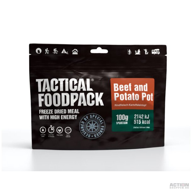 Tactical Foodpack  Oksekd med kartofler (515 Kcal)