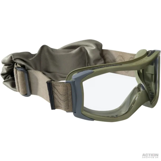 Bolle X1000 Tactical Grn sikkerhedsbrille anti-dug, Klar.