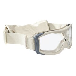 Bolle X1000 Tactical Tan sikkerhedsbrille anti-dug, Klar.