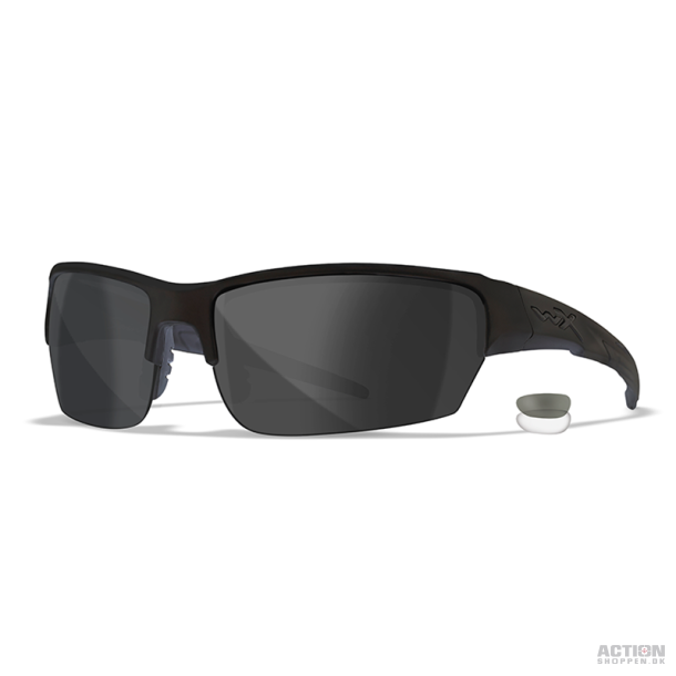Wiley X - WX SAINT, Glas Gr/Klar. / Stel Mat Sort