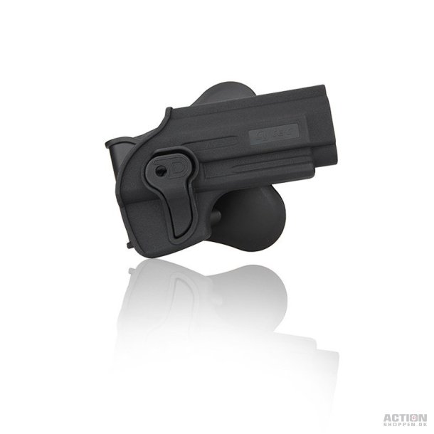 Bltehylster til M9/M92 Polymer, Sort.