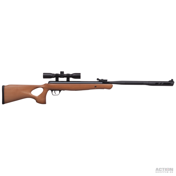 Crosman - Valiant m/lyddmper m/4x32 kikkert, 4,5mm (Cal.177)
