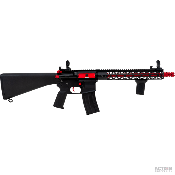 Cybergun - Colt M4 Lima, Full metal, Sort/Rd