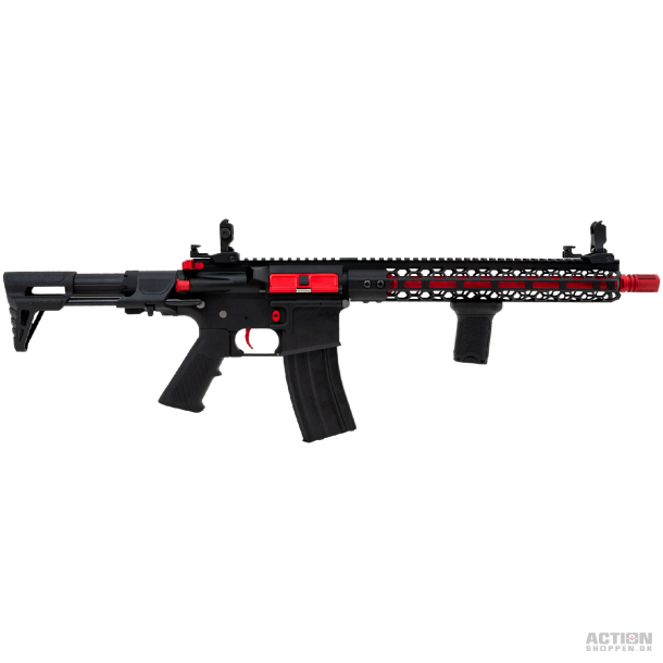 Cybergun - Colt M4 Mike, Full metal, Sort/Rd