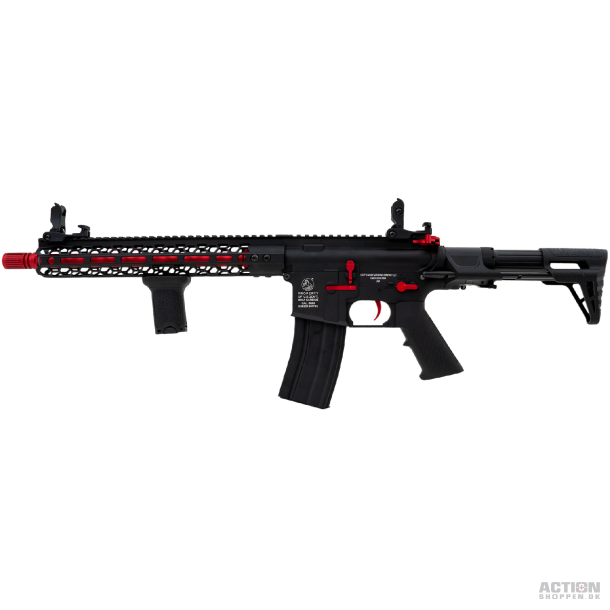 Cybergun - Colt M4 Mike, Full metal, Sort/Rd