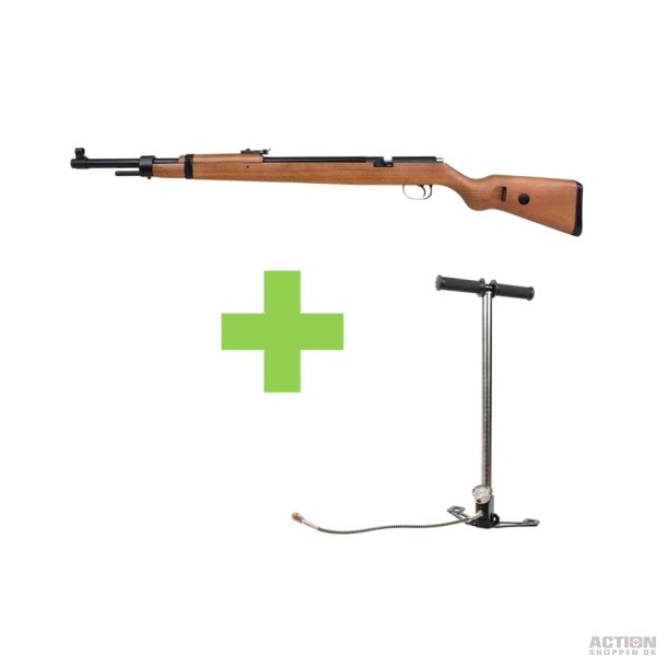 Diana - PCP Mauser K98 luftgevr M/PCP Pumpe, 4,5mm (Cal.177)