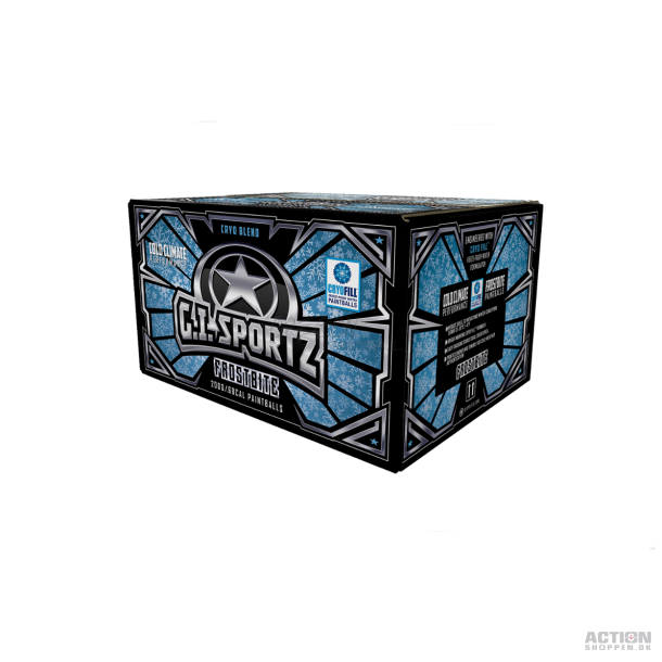 Paintballkugler CAL 68" 500 Stk . Gul/Grn kugle (Gul fyld)