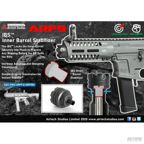 Airtech Studios -  G&G ARP9 &amp; ARP556 IBS inderlb Lbsstabilisator