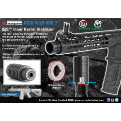 Airtech Studios -  G&G CM16 Wildhog 7" IBS inderlb Lbsstabilisator