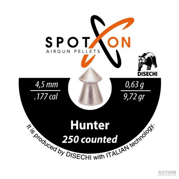 Spoton Hunter 250 Stk. 4,5mm(Cal.177)