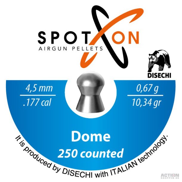 Spoton Dome 250 Stk. 4,5mm(Cal.177)