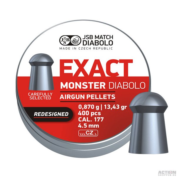 JSB Exact Monster, Redesigned 400 Stk. 4,52mm(Cal.177)