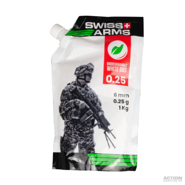 Swiss Arms - Bio kugler 0,25 gram 4000 stk.