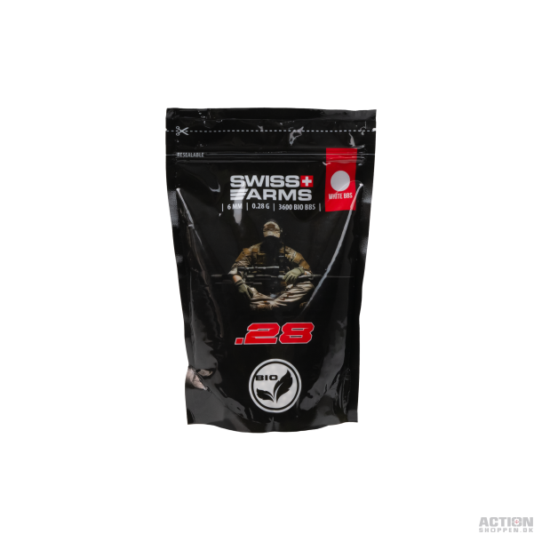 Swiss Arms - Bio kugler 0,28 gram 3600 stk.