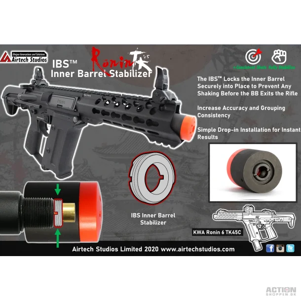 Airtech Studios -  KWA Ronin 6 PDW &amp; TK45 IBS inderlb Lbsstabilisator