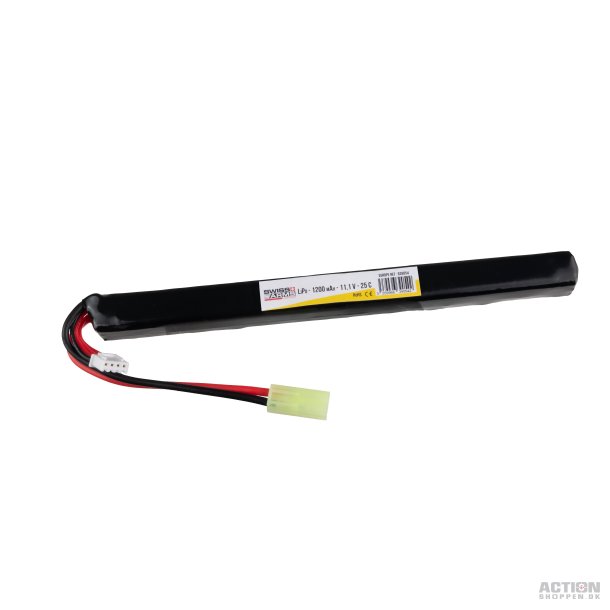 Li-Po 11,1V 1200mAh, 25C, stang, Batteri