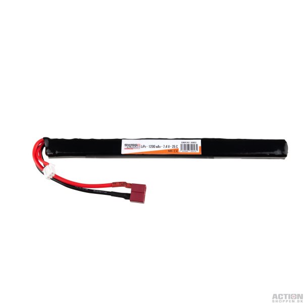 Li-Po 7,4V 1300mAh, 25C, stang, Dean, Batteri